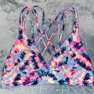 Victoria’s Secret PINK Tie Die Bralette Small NWT
